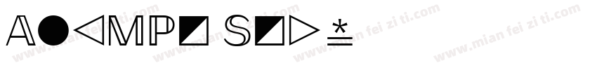 AdvMPi Six字体转换